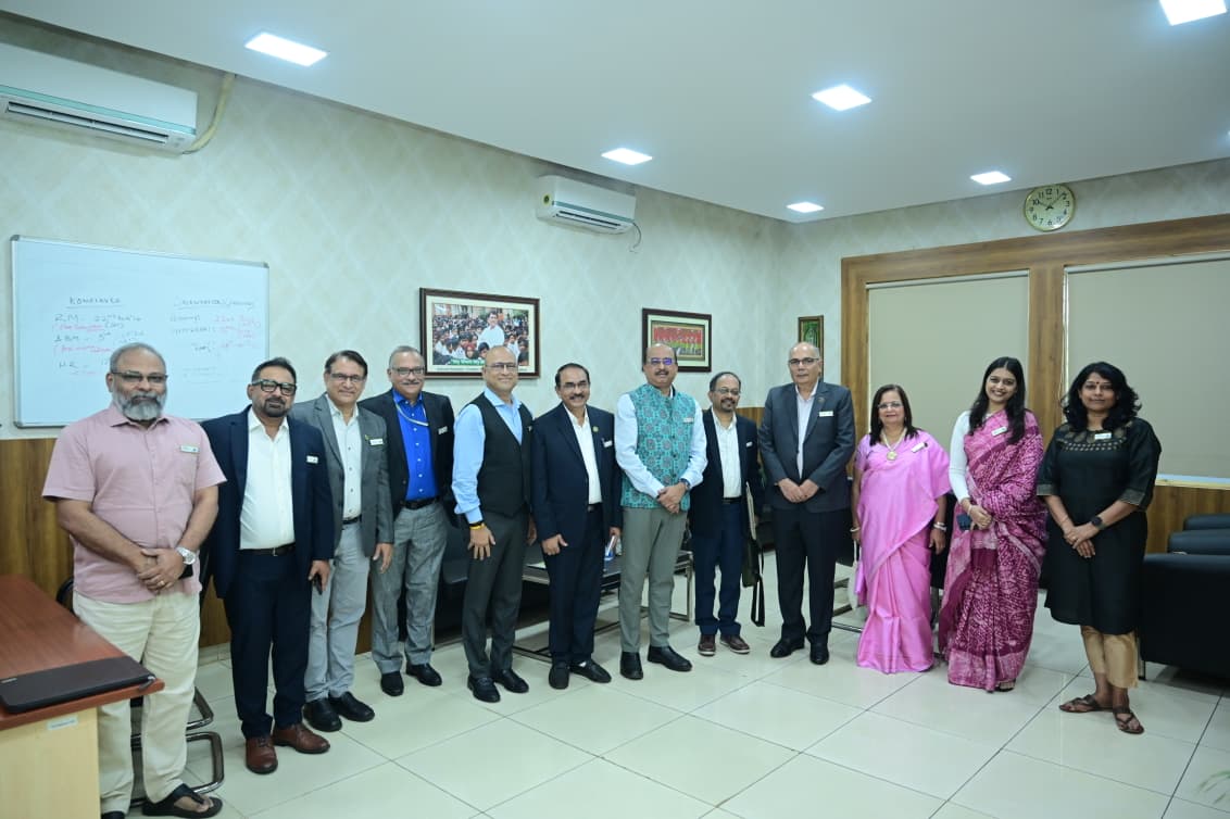 dignitaries in the directors room